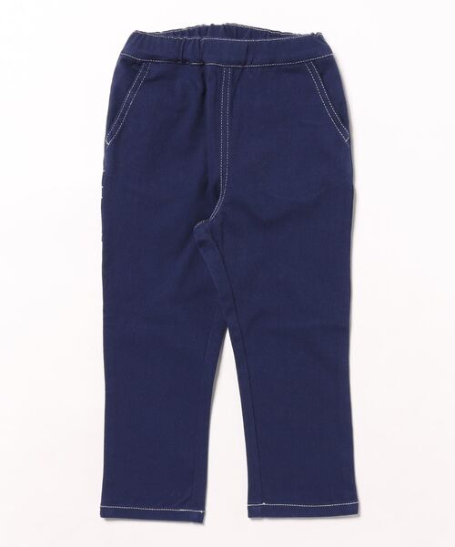 HAKKA KIDS(ハッカキッズ)の「さくらんぼアップリケのびのびストレッチカットツイルテーパードパンツ(チノパンツ・キッズ・ライトグリーン/ピンク/ネイビー・100cm/110cm/120cm/130cm)」の4枚目の写真