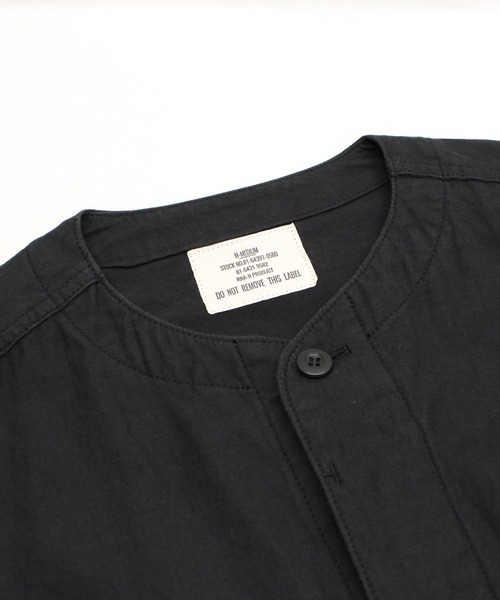 RNA-N（アールエヌエーエヌ）の「J2138 ノーカラーミリタリージャケット（ミリタリージャケット・レディース・ブラック/オリーブ/ナチュラル・FREE）」の19枚目の写真