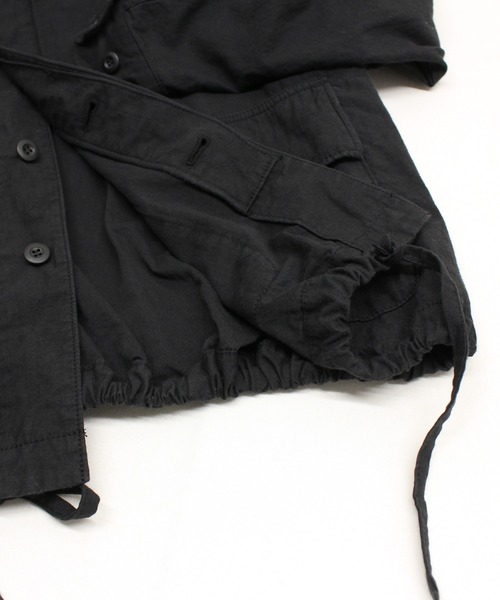 RNA-N（アールエヌエーエヌ）の「J2138 ノーカラーミリタリージャケット（ミリタリージャケット・レディース・ブラック/オリーブ/ナチュラル・FREE）」の22枚目の写真