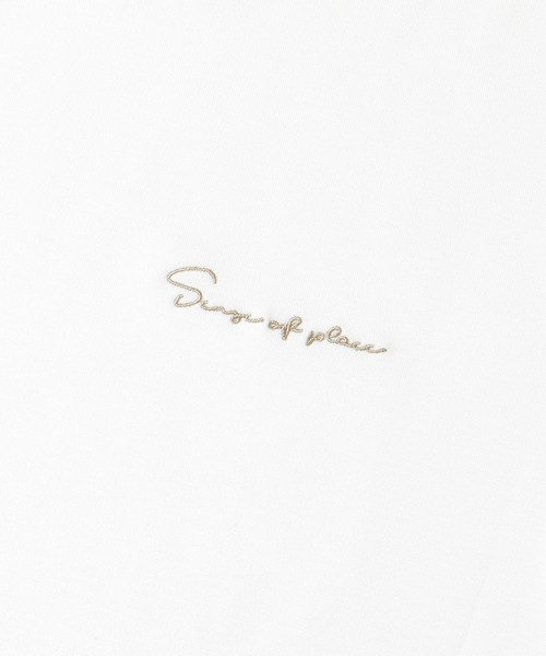 SENSE OF PLACE by URBAN RESEARCH（センスオブプレイスバイアーバンリサーチ）の「『ユニセックス』シシュウダンボールポンチロングスリーブTシャツ（Tシャツ/カットソー・メンズ・ブルー系その他/ネイビー/ホワイト/ホワイト系その他/ブラック/ライトベージュ/チャコールグレー/ブルー・MEDIUM/LARGE）」の18枚目の写真