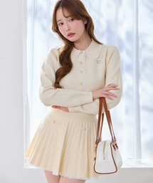 one after another NICE CLAUP（ワンアフターアナザーナイスクラップ）の「ポロ襟ニットセットアップ（ワンピース）」