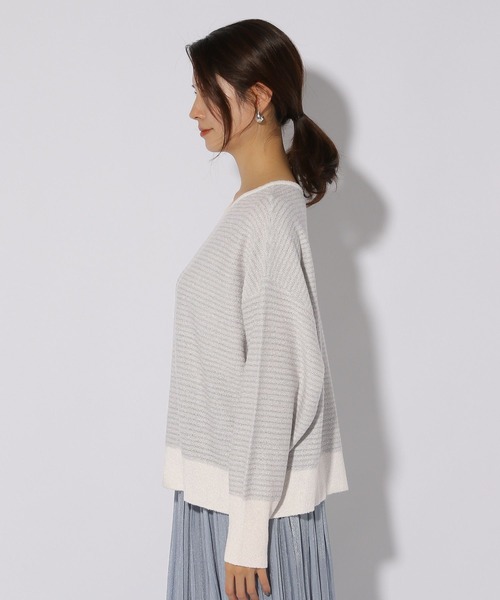 セール】ラメミックスヤーンニット/289186（ニット/セーター）｜Elura