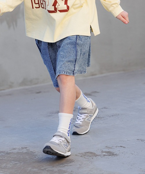 BAYFLOW（ベイフロー）の「[インナーパンツ付き♪]デニムプリーツスカート(KIDS)（スカート・キッズ・ブルー系/ブラック系・110cm/150cm/140cm/130cm/120cm）」の13枚目の写真