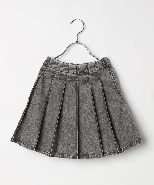 BAYFLOW（ベイフロー）の「[インナーパンツ付き♪]デニムプリーツスカート(KIDS)（スカート・キッズ・ブルー系/ブラック系・110cm/150cm/140cm/130cm/120cm）」の15枚目の写真