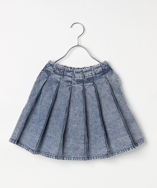 BAYFLOW（ベイフロー）の「[インナーパンツ付き♪]デニムプリーツスカート(KIDS)（スカート・キッズ・ブルー系/ブラック系・110cm/150cm/140cm/130cm/120cm）」の16枚目の写真