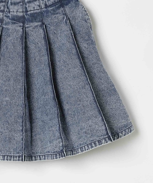 BAYFLOW（ベイフロー）の「[インナーパンツ付き♪]デニムプリーツスカート(KIDS)（スカート・キッズ・ブルー系/ブラック系・110cm/150cm/140cm/130cm/120cm）」の20枚目の写真