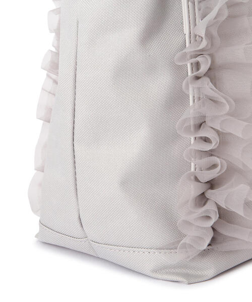 NATURAL BEAUTY BASIC(ナチュラルビューティーベーシック)の「◇フリフリハンドルトートバッグ(トートバッグ・レディース・ブラック/グレー/ベージュ/ピンク・フリ-)」の20枚目の写真