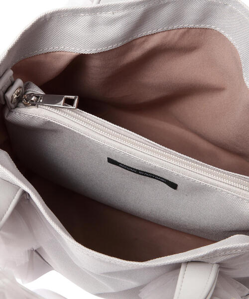 NATURAL BEAUTY BASIC(ナチュラルビューティーベーシック)の「◇フリフリハンドルトートバッグ(トートバッグ・レディース・ブラック/グレー/ベージュ/ピンク・フリ-)」の22枚目の写真