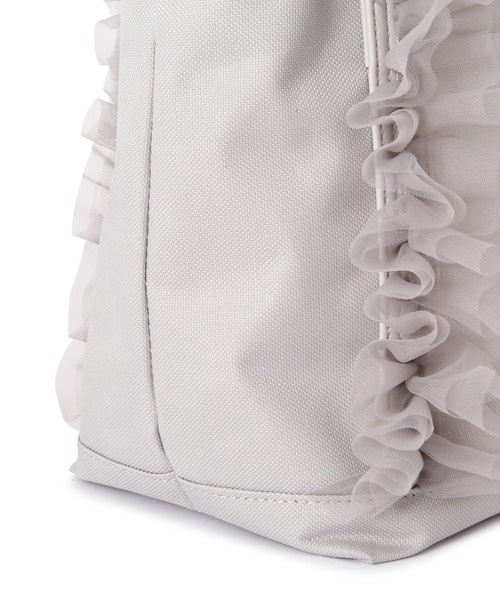 NATURAL BEAUTY BASIC(ナチュラルビューティーベーシック)の「◇フリフリハンドルトートバッグ(トートバッグ・レディース・ブラック/グレー/ベージュ/ピンク・フリ-)」の10枚目の写真