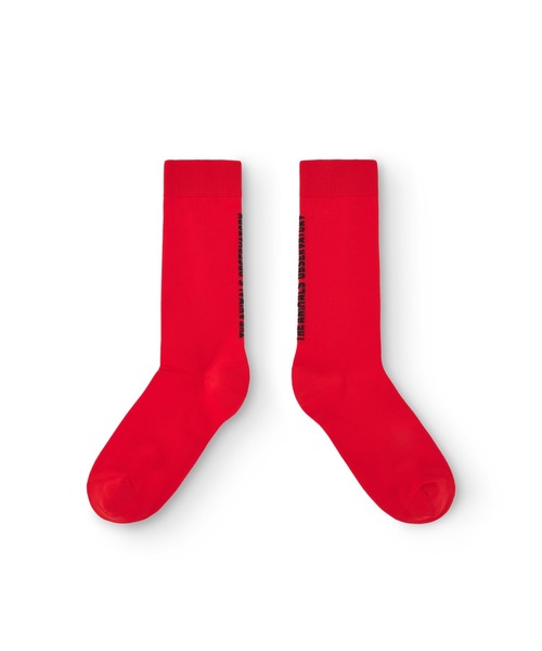 The animals observatory（ジ・アニマルズ・オブザーバトリー）の「The Animals Observatory / ロゴソックス（ソックス/靴下・キッズ・グリーン/レッド/ピンク/イエロー・14-16cm/19-21cm/22-24cm/17-19cm）」の4枚目の写真