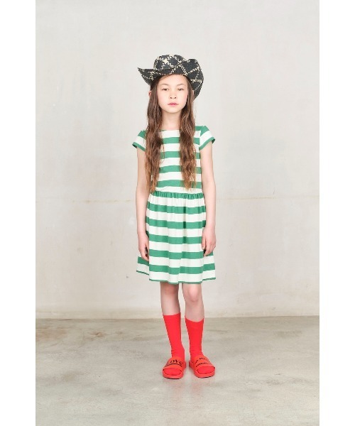 The animals observatory（ジ・アニマルズ・オブザーバトリー）の「The Animals Observatory / ロゴソックス（ソックス/靴下・キッズ・グリーン/レッド/ピンク/イエロー・14-16cm/19-21cm/22-24cm/17-19cm）」の5枚目の写真