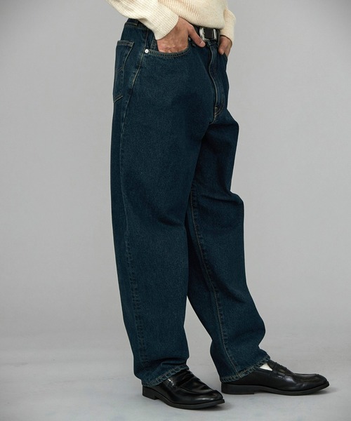 EDWIN エドウィン ワイドテーパード バギージーンズ デニム