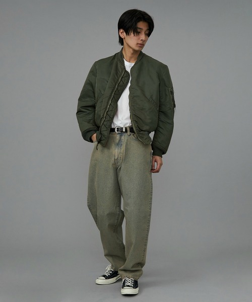 EDWIN（エドウィン）の「EDWIN エドウィン ワイドテーパード バギージーンズ デニムパンツ（デニムパンツ・メンズ・ブルー/ブラック系その他2/ライトインディゴブルー/ブラック系その他/パープル・SMALL/MEDIUM/LARGE）」の10枚目の写真