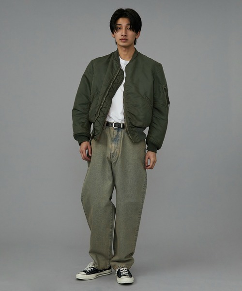 EDWIN（エドウィン）の「EDWIN エドウィン ワイドテーパード バギージーンズ デニムパンツ（デニムパンツ・メンズ・ブルー/ブラック系その他2/ライトインディゴブルー/ブラック系その他/パープル・SMALL/MEDIUM/LARGE）」の12枚目の写真