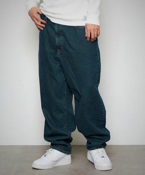 EDWIN（エドウィン）の「EDWIN エドウィン ワイドテーパード バギージーンズ デニムパンツ（デニムパンツ・メンズ・ブルー/ブラック系その他2/ライトインディゴブルー/ブラック系その他/パープル・SMALL/MEDIUM/LARGE）」の6枚目の写真