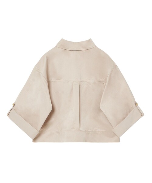 セール】【セットアップ対応商品】ツイルクロップドシャツ（シャツ