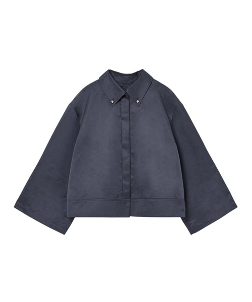 セール】【セットアップ対応商品】ツイルクロップドシャツ（シャツ