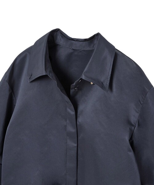 ANAYI(アナイ)の「【セットアップ対応商品】ツイルクロップドシャツ(シャツ/ブラウス・レディース・ベージュ/ネイビー/オフホワイト・36/38)」の9枚目の写真