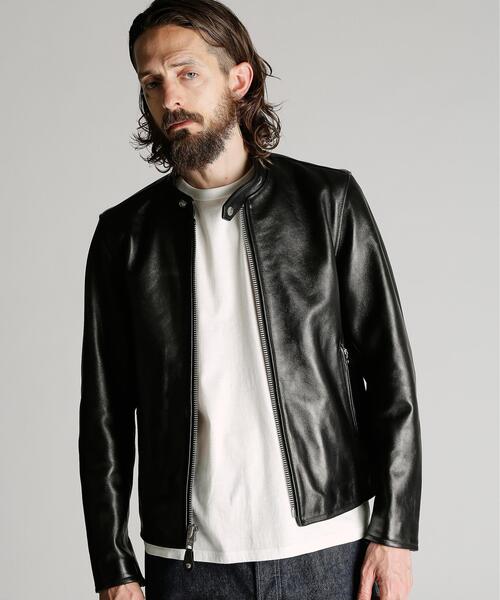 Schott シングルライダースジャケット38 ライトニング・エイジング・ Schott/ショット/70'S SINGLE RIDERS JACKET/シングル ライダース