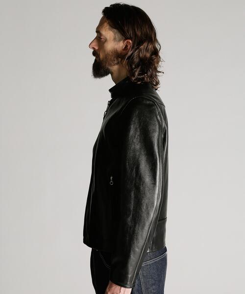 Schott(ショット)の「Schott/ショット/70’S SINGLE RIDERS JACKET/シングル ライダース(ライダースジャケット・メンズ・ブラック・S/2XL/XL/L/M)」の5枚目の写真