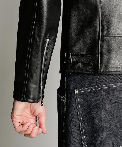 Schott(ショット)の「Schott/ショット/70’S SINGLE RIDERS JACKET/シングル ライダース(ライダースジャケット・メンズ・ブラック・S/2XL/XL/L/M)」の9枚目の写真