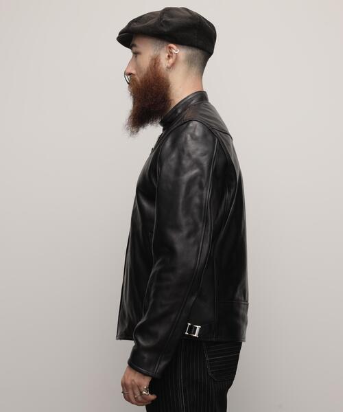 schott(ショット)の「Schott/ショット/70’S SINGLE RIDERS JACKET/シングル ライダース(ライダースジャケット・メンズ・ブラック・S/2XL/XL/L/M)」の20枚目の写真