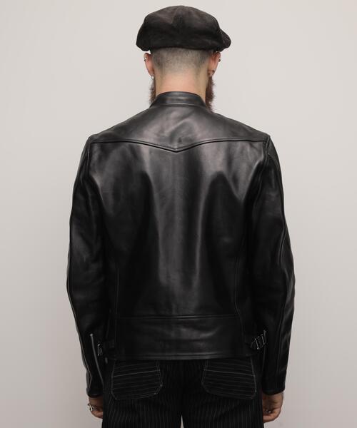 schott(ショット)の「Schott/ショット/70’S SINGLE RIDERS JACKET/シングル ライダース(ライダースジャケット・メンズ・ブラック・S/2XL/XL/L/M)」の19枚目の写真