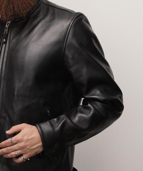 schott(ショット)の「Schott/ショット/70’S SINGLE RIDERS JACKET/シングル ライダース(ライダースジャケット・メンズ・ブラック・S/2XL/XL/L/M)」の17枚目の写真
