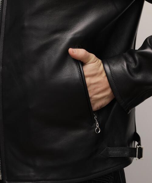 schott(ショット)の「Schott/ショット/70’S SINGLE RIDERS JACKET/シングル ライダース(ライダースジャケット・メンズ・ブラック・S/2XL/XL/L/M)」の16枚目の写真