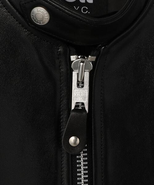 schott(ショット)の「Schott/ショット/70’S SINGLE RIDERS JACKET/シングル ライダース(ライダースジャケット・メンズ・ブラック・S/2XL/XL/L/M)」の11枚目の写真