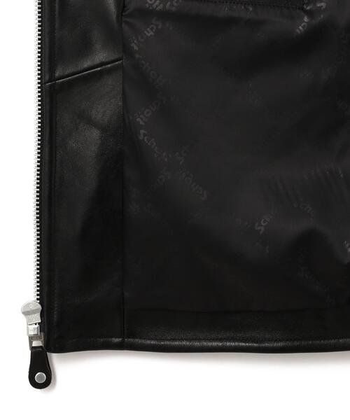 schott(ショット)の「Schott/ショット/70’S SINGLE RIDERS JACKET/シングル ライダース(ライダースジャケット・メンズ・ブラック・S/2XL/XL/L/M)」の7枚目の写真
