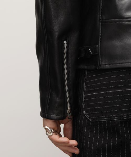 schott(ショット)の「Schott/ショット/70’S SINGLE RIDERS JACKET/シングル ライダース(ライダースジャケット・メンズ・ブラック・S/2XL/XL/L/M)」の3枚目の写真