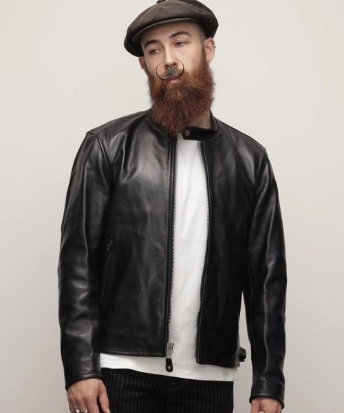 ライダースジャケット ショット Schott/ショット】70s SINGLE RIDERS JACKETのサイズ感・着用