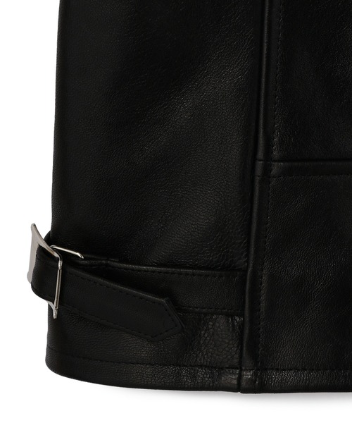 schott（ショット）の「Schott/ショット/70’S SINGLE RIDERS JACKET/シングル ライダース（ライダースジャケット・メンズ・ブラック・S/2XL/XL/L/M）」の7枚目の写真