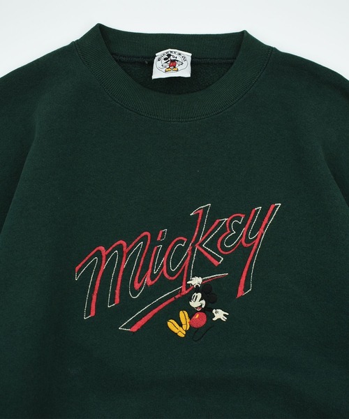 DISNEY VINTAGE（ディズニーヴィンテージ）の「【ヴィンテージ古着】90’s Disney “Mickey“ キャラクター スウェット（スウェット・メンズ・グリーン・X-LARGE）」の5枚目の写真