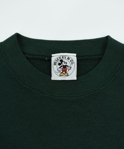 DISNEY VINTAGE（ディズニーヴィンテージ）の「【ヴィンテージ古着】90’s Disney “Mickey“ キャラクター スウェット（スウェット・メンズ・グリーン・X-LARGE）」の9枚目の写真