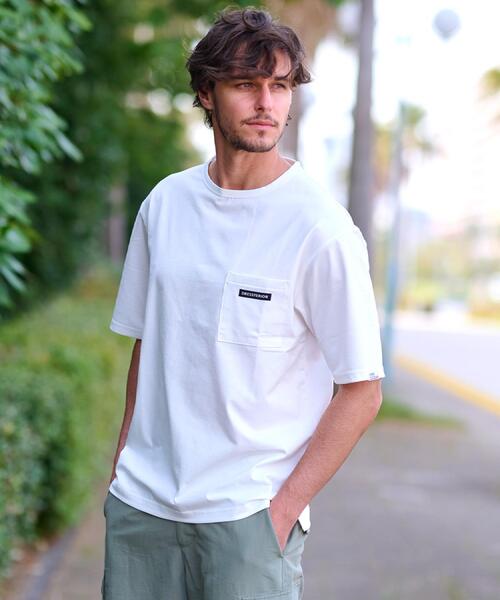 DRESSTERIOR(ドレステリア)の「【クイックドライ】ONE OCEAN サステナブルTシャツ(Tシャツ/カットソー・メンズ・ホワイト/グレー/ブラック・90/91/92/94)」の4枚目の写真