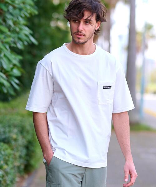 DRESSTERIOR(ドレステリア)の「【クイックドライ】ONE OCEAN サステナブルTシャツ(Tシャツ/カットソー・メンズ・ホワイト/グレー/ブラック・90/91/92/94)」の6枚目の写真