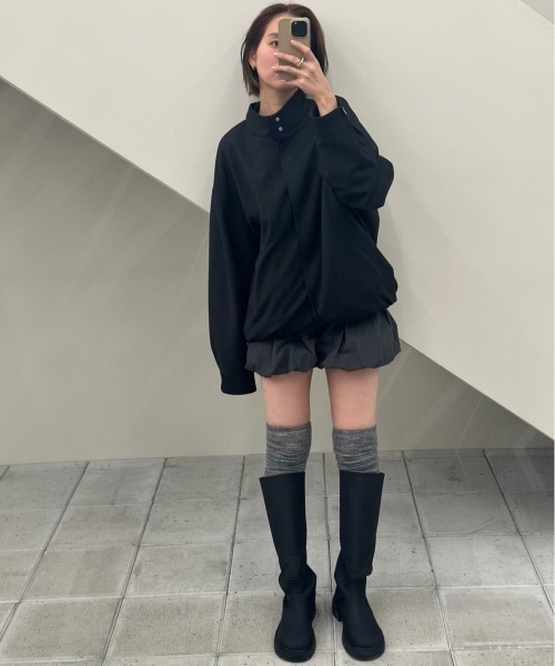 TODAYFUL（トゥデイフル）の「Standcollar Warm Blouzon（ブルゾン・レディース・サンドベージュ/ブラック・36inch/38inch）」の20枚目の写真