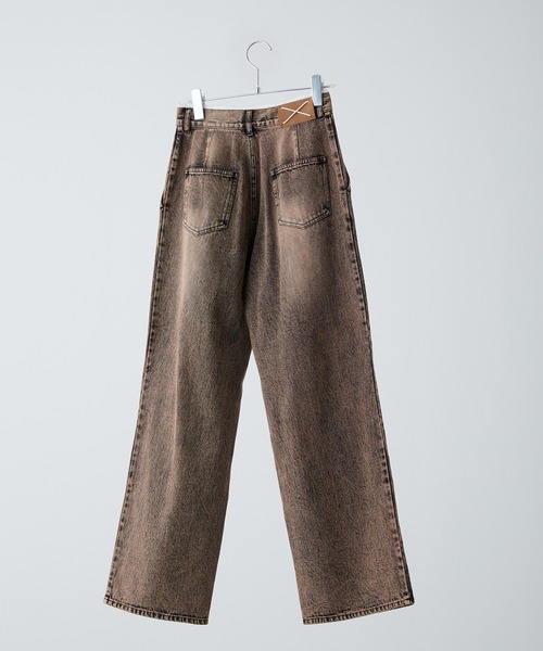 napinna maison×4sisters】レースデニムパンツ（デニムパンツ