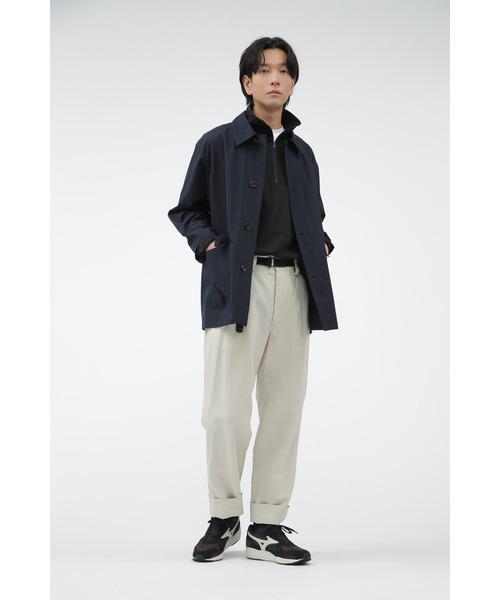 MARGARET HOWELL(マーガレットハウエル)の「COTTON POLYESTER JERSEY(Tシャツ/カットソー・メンズ・オレンジ系その他3/ブラック・MEDIUM/LARGE)」の4枚目の写真