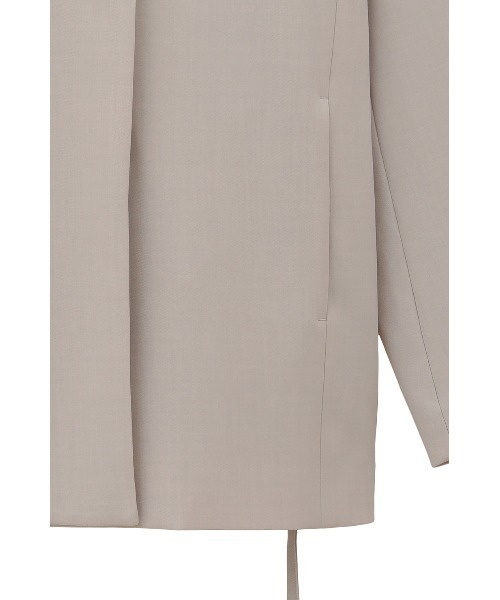 MANOF（マノフ）の「COLLARLESS JACKET（その他アウター・レディース・ベージュ/ブラック・S/M）」の22枚目の写真