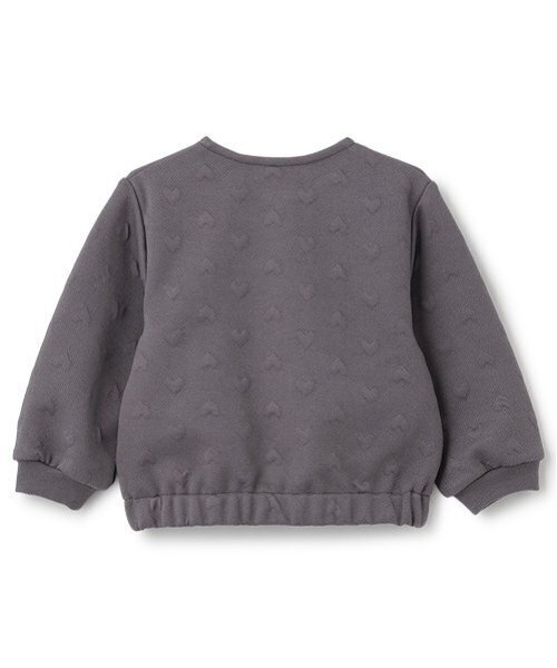 petit main（プティマイン）の「【リンク/花粉防止】ハートzip羽織り(キッズサイズ)（ノーカラージャケット・キッズ・ライトピンク/イエロー/オフホワイト/グレー・100cm/110cm/90cm/80ｃｍ/130cm/120cm）」の12枚目の写真