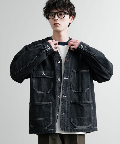 新品　クリフメイヤー　ノーカラーデニムジャケット 楽天市場】KRIFF MAYER（クリフメイヤー） ノーカラー