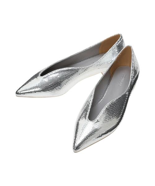 Te chichi(テチチ)の「カッティングシューズ《2025spring catalog item》(パンプス・レディース・ブラック/シルバー・37/38)」の5枚目の写真