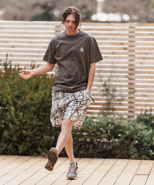 CAMBIO（カンビオ）の「mp13373-Radiation Pattern Shorts ショートパンツ（その他パンツ・メンズ・ホワイト/ベージュ/ブラック・S/M/L）」の7枚目の写真