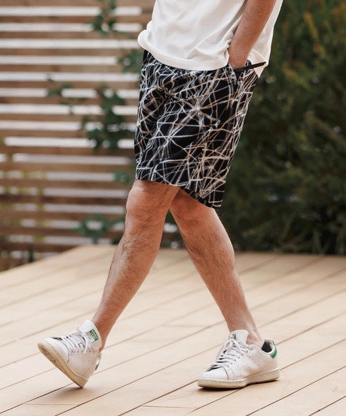 CAMBIO（カンビオ）の「mp13373-Radiation Pattern Shorts ショートパンツ（その他パンツ・メンズ・ホワイト/ベージュ/ブラック・S/M/L）」の10枚目の写真