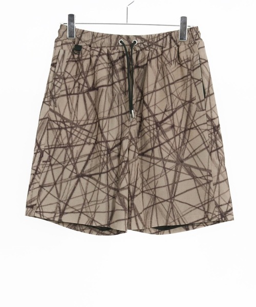 CAMBIO（カンビオ）の「mp13373-Radiation Pattern Shorts ショートパンツ（その他パンツ・メンズ・ホワイト/ベージュ/ブラック・S/M/L）」の19枚目の写真