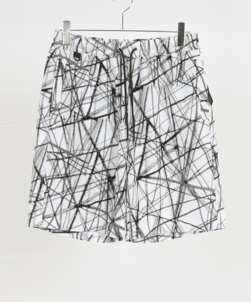 CAMBIO（カンビオ）の「mp13373-Radiation Pattern Shorts ショートパンツ（その他パンツ・メンズ・ホワイト/ベージュ/ブラック・S/M/L）」の21枚目の写真