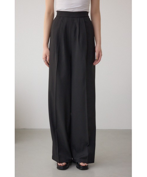 AZUL by moussy（アズールバイマウジー）の「フロントタックイージーワイドパンツ（スラックス・レディース・ピンク/ライトグレー/ブラック系その他/ブラック/グレー系その他・SMALL/MEDIUM）」の18枚目の写真